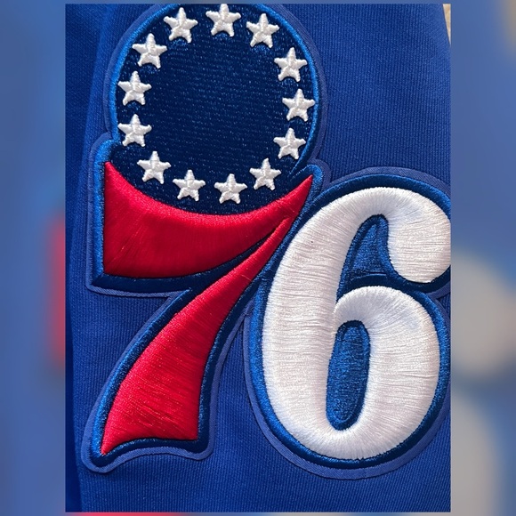Men's Philadelphia 76ers Joel Embiid Pro Standard Royal Player  Hoodie -Size S - Picture 6 of 16